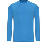 AWDis Just Cool Herren T-Shirt Langarm Cool Performance (XL) (Saphir-Blau)