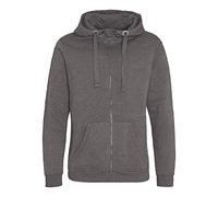 AWDis Just Hoods Herren Graduate Kapuzenjacke (2XL) (Anthrazit)