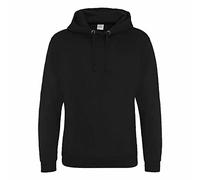 AWDis Just Hoods JH011 Epischer Druck Kapuzenpullover - Pechschwarz - L