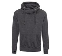 AWDis Just Hoods JH021 Unisex Nacken die Kreuzung Kapuzenpullover - Anthrazit - L