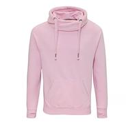 Just Hoods Sweatshirt mit gekreuztem Kragen - Hellrosa | XS