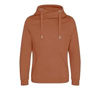 Just Hoods Sweatshirt mit gekreuztem Kragen - Ginger biscuit | XS