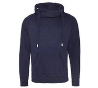 AWDis Just Hoods JH021 Unisex Nacken die Kreuzung Kapuzenpullover - Oxford Marine - XS