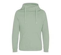 AWDis Just Hoods JH021 Unisex Nacken die Kreuzung Kapuzenpullover - Staubiges Grün - L