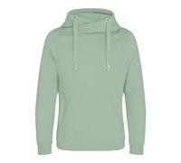 AWDis Just Hoods JH021 Unisex Nacken die Kreuzung Kapuzenpullover - Staubiges Grün - XL