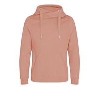 Just Hoods by AWDIS Kapuzenpullover JH021 – mit gekreuztem Kragen – Altrosa S