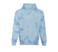 AWDis Just Hoods JH022 Unisex Tie-Dye Kapuzenpullover - Blue Cloud - S