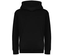JH201K Just Hoods Kinder Kapuzenpullover aus Bio-Baumwolle Deep Black XL