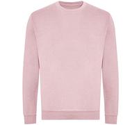 JH230 Just Hoods Sweatshirt Pullover aus Bio-Baumwolle Baby Pink XS