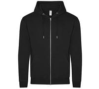 JH250 Just Hoods Kapuzenjacke aus Bio-Baumwolle Deep Black S