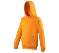 AWDis Kids Hoodie - Bequemes Freizeit-Sweatshirt für Jungen und Mädchen - Orange Crush (12-13 Jahre)