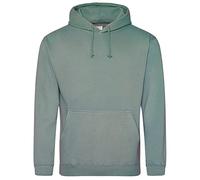 AWDis Unisex College Hoodie Kapuzenpullover, Dusty Green, L