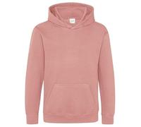 JH001K Just Hoods Kinder Kapuzenpullover ohne Zugbänder Dusty Pink 5/6 (S)