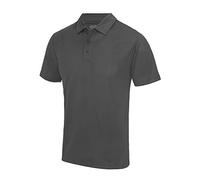 Just Hoods by AWDIS Polohemd Cooles Poloshirt – Unisex, anthrazit, XL