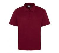 AWDis Unisex Cooles Poloshirt Polohemd, burgunderfarben, XXL