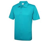 Just Cool - Cool Polo Turquoise Blue - Gr. - 3XL