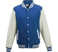 AWDis Varsity Unisex-Jacke, Blau XX-Large