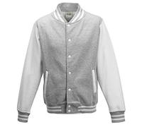 AWDis Varsity Unisex-Jacke, Grau Large