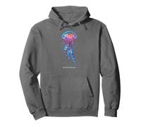 Awesome Cute Underwater Fish Sea Just Go with Flow Jellyfish Pullover Hoodie