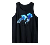 Awesome Cute Underwater Fish Sea Just Go with Flow Jellyfish Tank Top