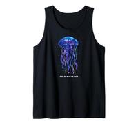 Awesome Cute Underwater Fish Sea Just Go with Flow Jellyfish Tank Top