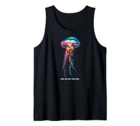 Awesome Cute Underwater Fish Sea Just Go with Flow Jellyfish Tank Top
