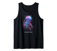 Awesome Cute Underwater Fish Sea Just Go with Flow Jellyfish Tank Top