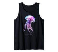 Awesome Cute Underwater Fish Sea Just Go with Flow Jellyfish Tank Top