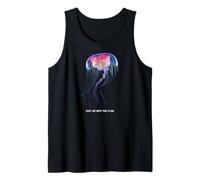 Awesome Cute Underwater Fish Sea Just Go with Flow Jellyfish Tank Top