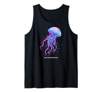 Awesome Cute Underwater Fish Sea Just Go with Flow Jellyfish Tank Top