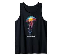 Awesome Cute Underwater Fish Sea Just Go with Flow Jellyfish Tank Top