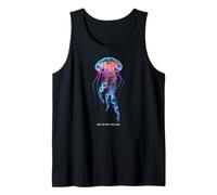 Awesome Cute Underwater Fish Sea Just Go with Flow Jellyfish Tank Top