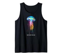Awesome Cute Underwater Fish Sea Just Go with Flow Jellyfish Tank Top