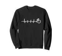 Awesome Cyclist Heartbeat Mountain Biking Cycling Sweatshirt