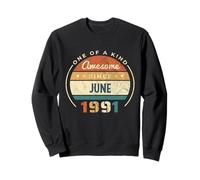 Awesome Since June 1991 Vintage Geburtstag Sweatshirt