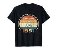 Awesome Since June 1991 Vintage Geburtstag T-Shirt