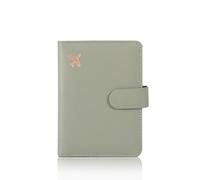 Awlve Reisepass Organizer RFID Reisepasshalter mit Magnetverschluss mit Mehreren Kartensteckplätzen PU Null Stress beim Check-in (Grün)