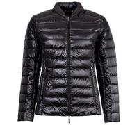 AX ARMANI EXCHANGE Damen Daunenjacke - Steppjacke, Reißverschluss, Kapuze im Kragen Schwarz L