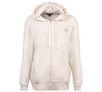 AX ARMANI EXCHANGE Damen Sweatjacke - Reißverschluss, Kapuze, Logo Weiß M