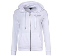 AX ARMANI EXCHANGE Damen Sweatjacke - Reißverschluss, Kapuze, Logo Weiß XS