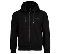 AX ARMANI EXCHANGE Herren Jacke - Sweatjacke, Kapuze, Baumwolle, einfarbig Schwarz S