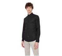 Ax Armani Exchange Herren Langärmliges Hemd Mann Ax Herrenhemd Schwarz L