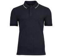 Armani Exchange Zip-Polo Herren Slim Fit Kurzarm Blau Größe M