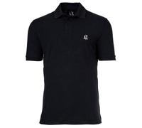Poloshirt ARMANI EXCHANGE "Poloshirt", Herren, Gr. XL, blau (marine), Obermaterial: 100% Baumwolle CO., Kurzarm, Shirts (21112419-XL) marine