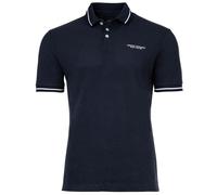 AX ARMANI EXCHANGE Herren Poloshirt - T-Shirt, einfarbig, Baumwolle Marine L