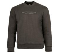 AX ARMANI EXCHANGE Herren Sweatshirt - Pullover, Logo, Baumwolle Anthrazit (Chimera) L