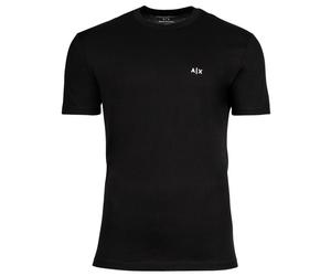 AX ARMANI EXCHANGE Herren T-Shirt - Rundhals, Kurzarm, Logo, Baumwolle Schwarz 2XL