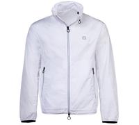 AX ARMANI EXCHANGE Herren Windjacke - Leichte Jacke, Reißverschluss, Taschen, einfarbig Weiß 2XL