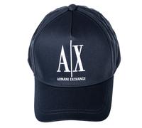 Armani EXCHANGE Unisex Baseball Cap - Kappe, Logo, One Size, blau, size Marine