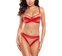 Axami Soft BH mit Tüll Cups und Streifen 80C
